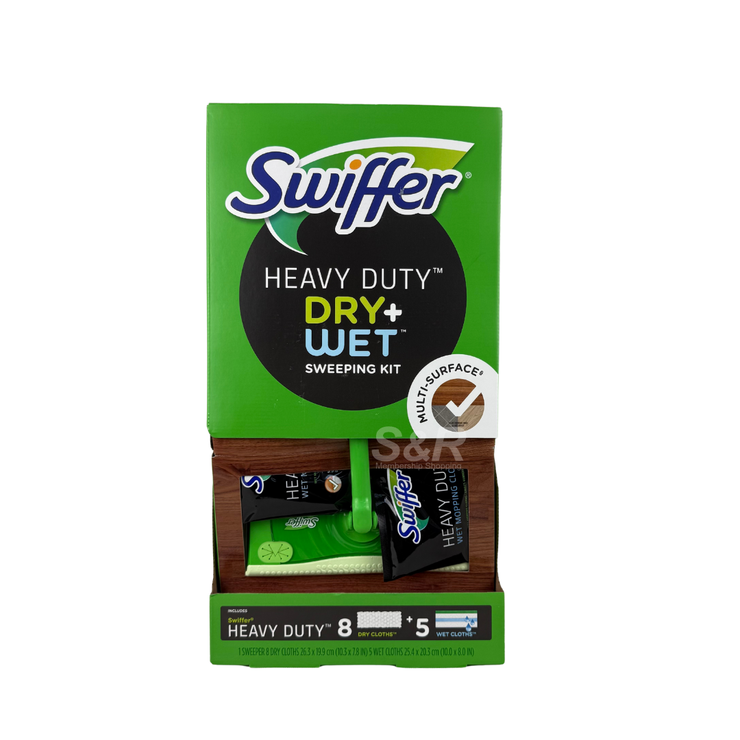 Swiffer Heavy Duty Dry & Wet Sweeping Kit